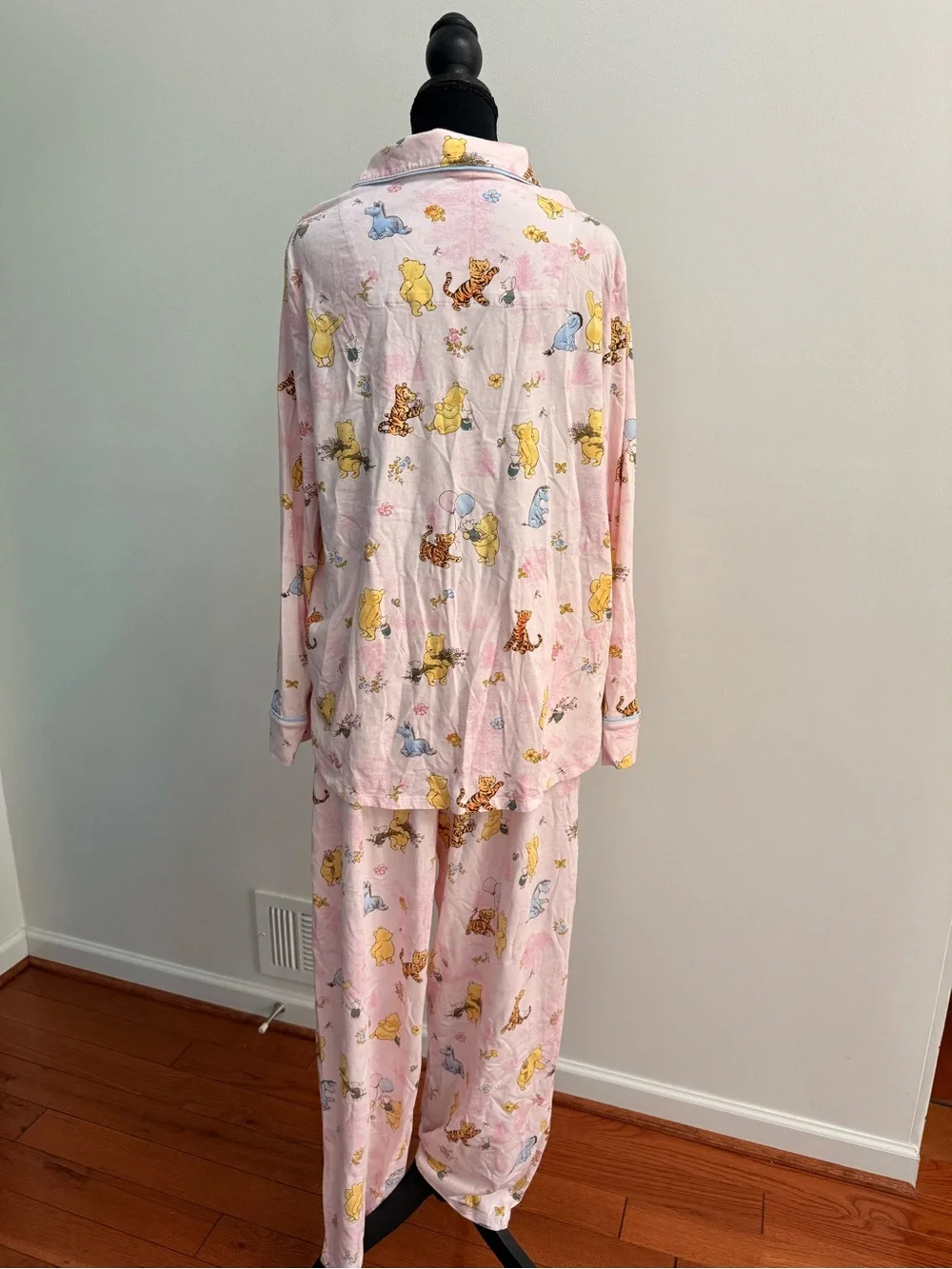 Peter Alexander Disney Winnie the Pooh Pajama Set Pink XL Eeyore Tigger PJs